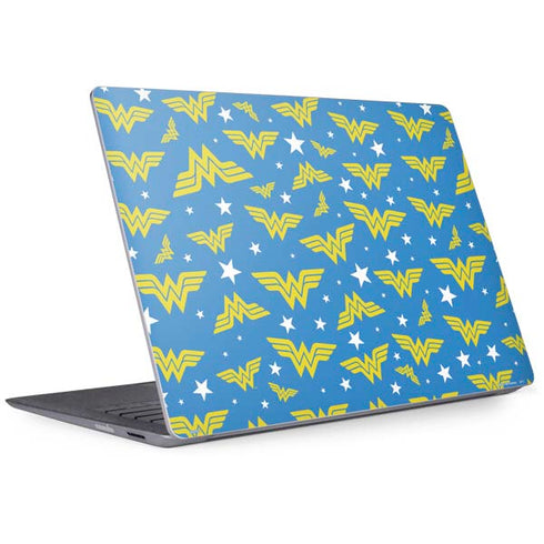 DC Comics Wonder Woman Logo Pattern Surface Laptop 2 Skin